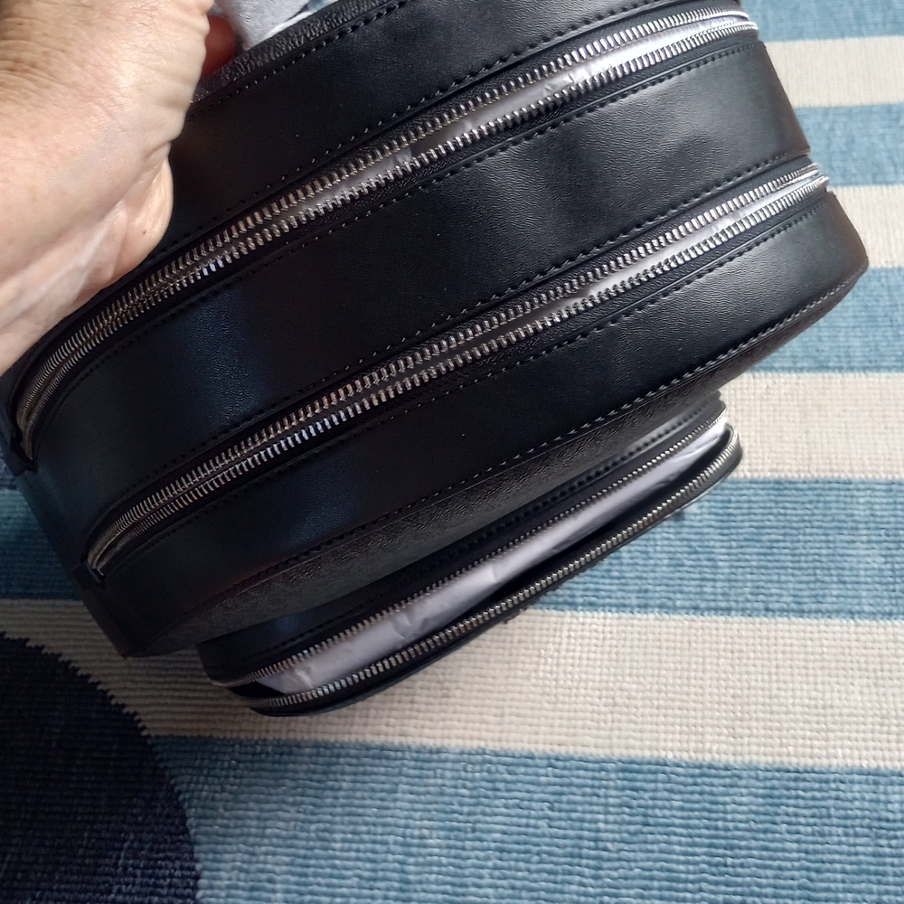 Michael Kors Black/Gray Backpack; New; Retails $5… - image 2